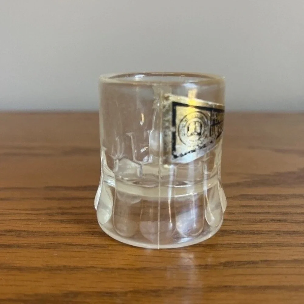 Pembroke State University Mini Mug Shot Glass Plastic Vintage NC Rare